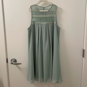 BCBG light teal dress